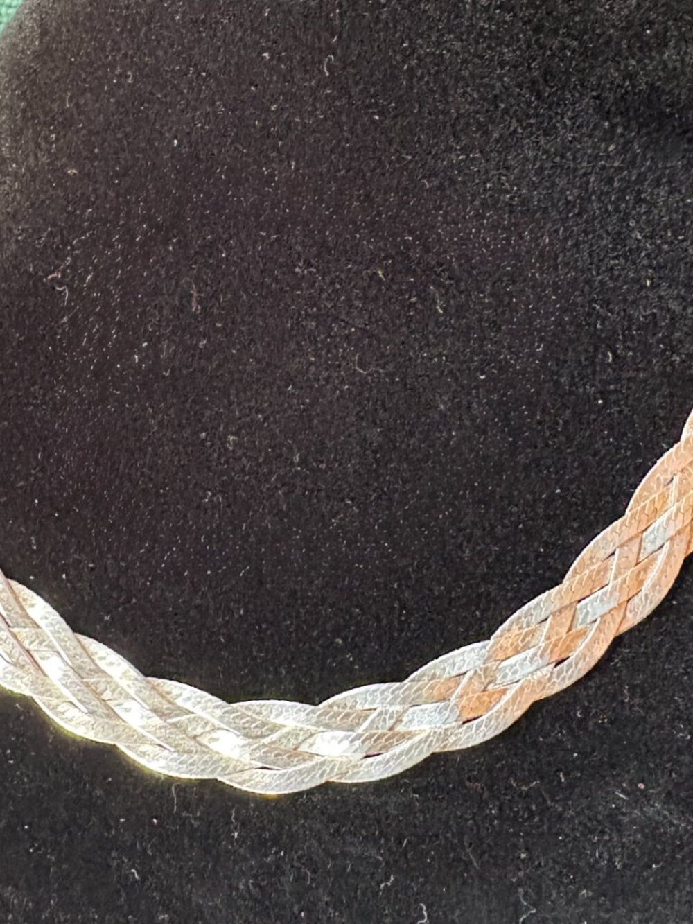 Braided Sterling Silver Necklace